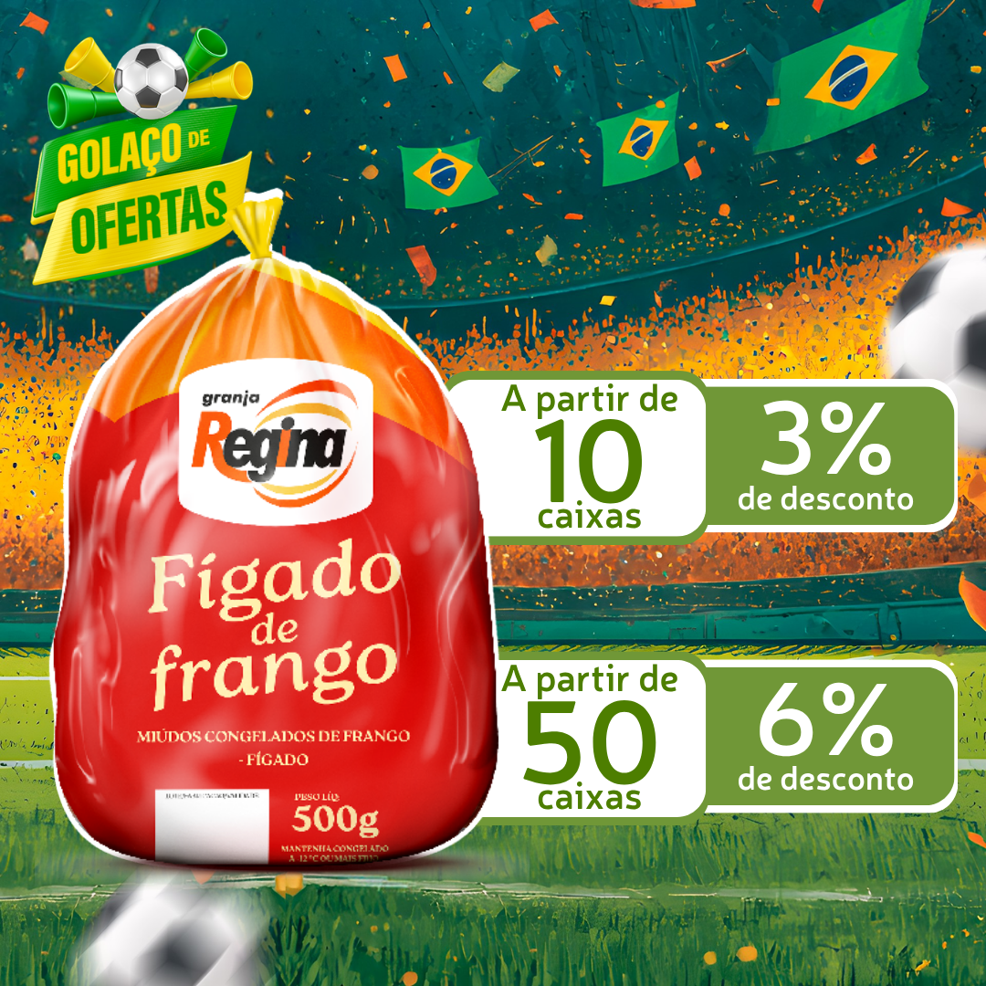 F&iacute;gado de Frango Cong 500g - Granja Regina